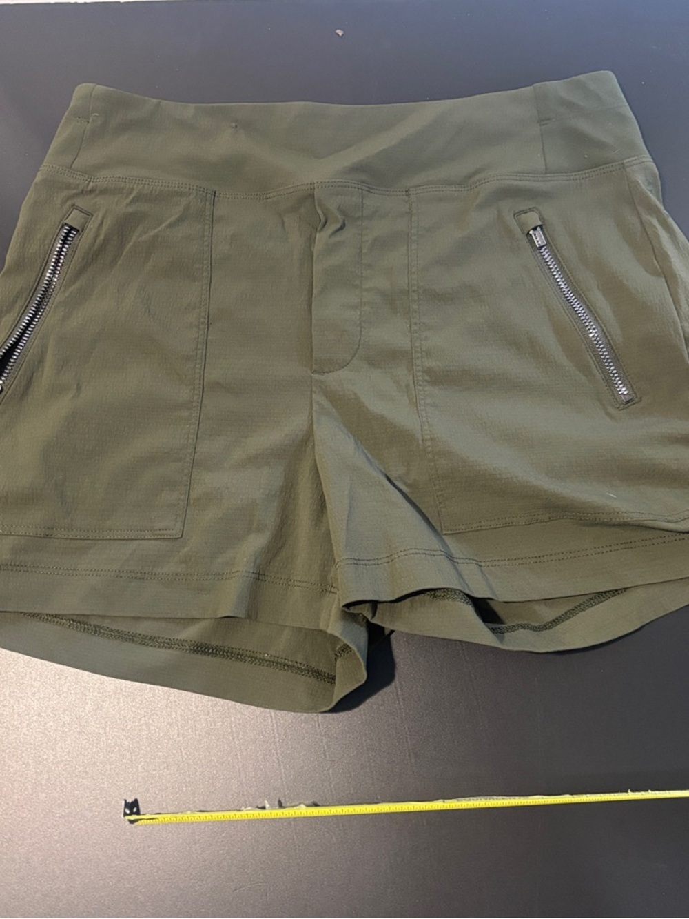 Dark Olive Green Women's Active Shorts
